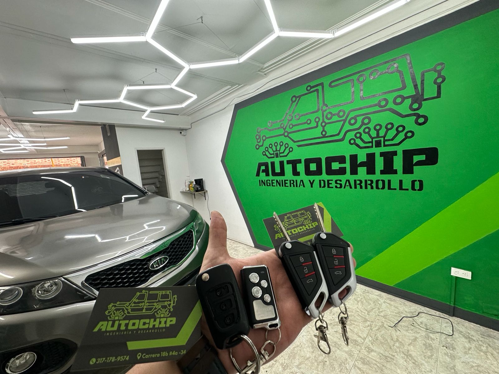 Kia instalación alarma